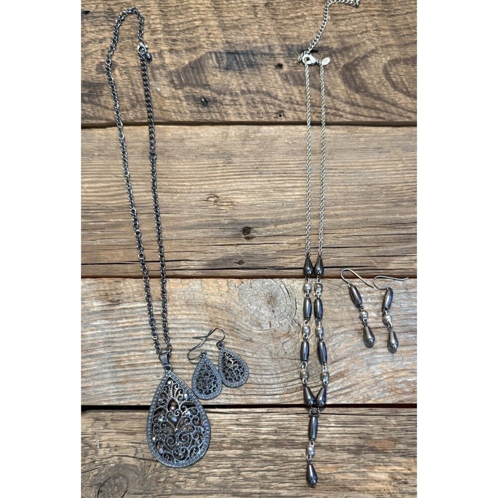 Black Jewelry Costume Fashion Lot Necklaces Earrings Premier Designs +
